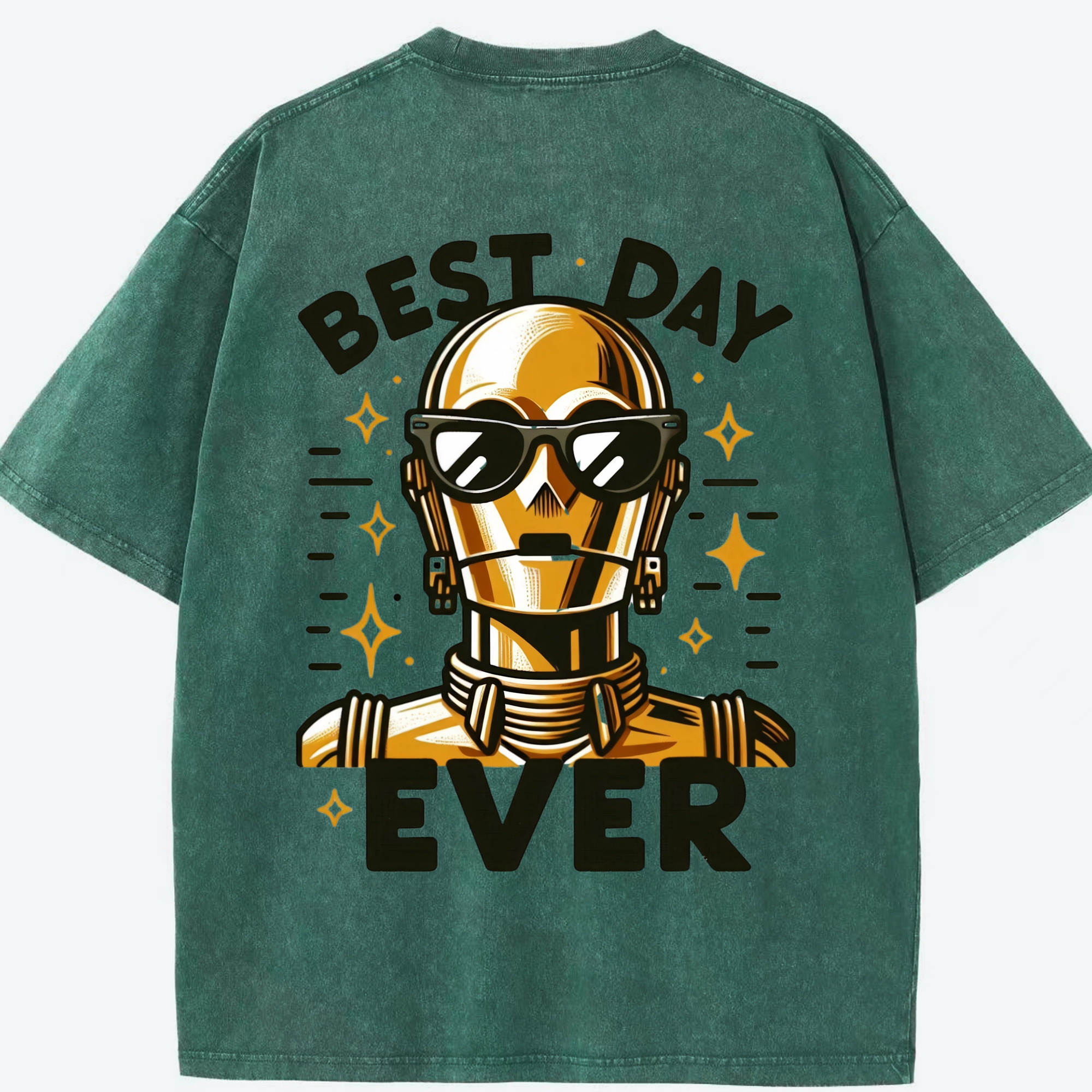 （画像用） スター・ウォーズ Star Wars 綿100% ヴィンテージ風 半袖Tシャツ（背面プリント）